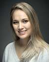 Student worker Rachel Nixon