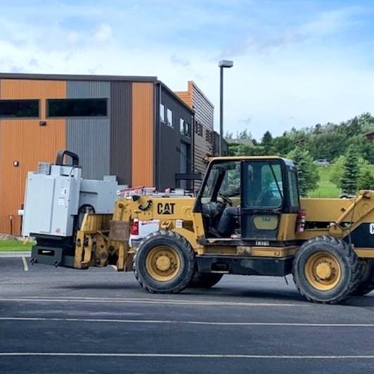 CNC Machining equipment being moved to GC FRNT campus